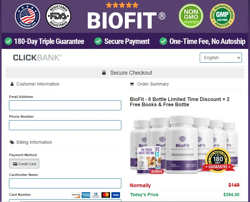 Biofit order